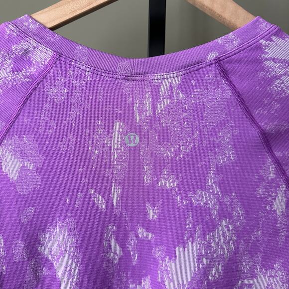 Lululemon Swiftly Tech Long Sleeve Shirt 2.0 * Purple Size 10 - Picture 5 of 5